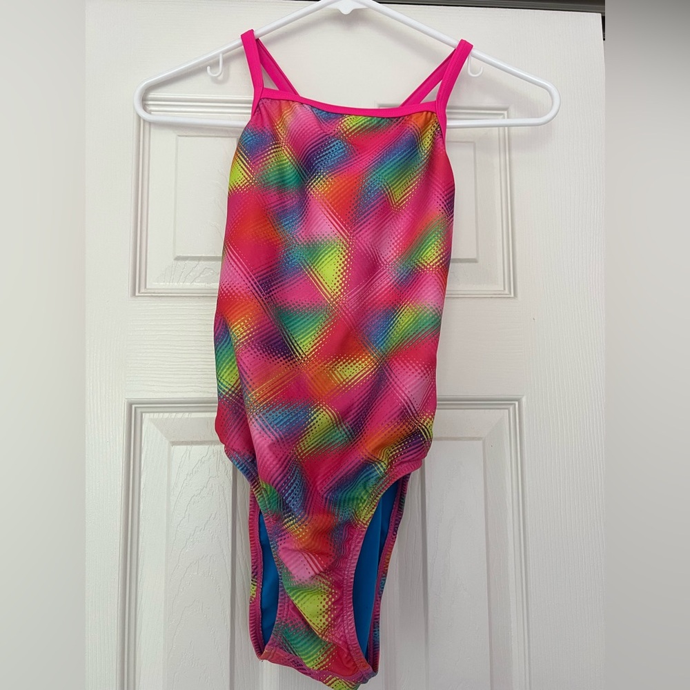 Speedo Pink and Multicolor Swimsuit